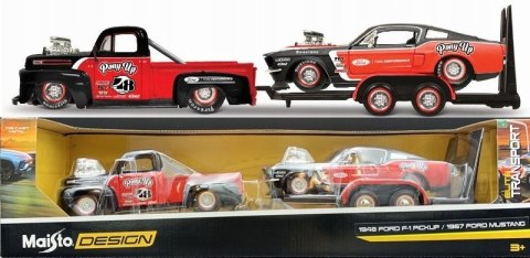 MUSTANG GT 1967 + FORD F-1 1948 1:24 Maisto 32751 MUSTANG GT 1967 + FORD F-1 1948 1:24 Maisto 32751