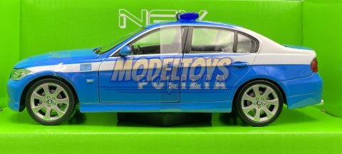 BMW 330i E90 POLIZIA metal model 22465 Welly 1:24