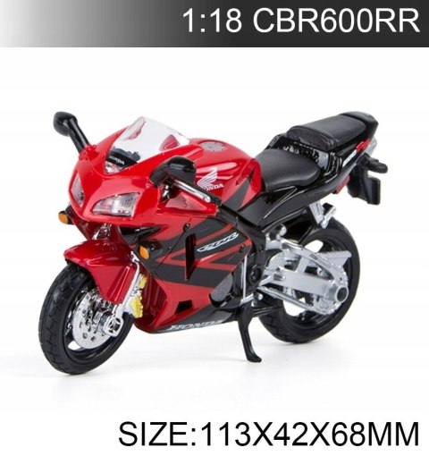 HONDA CBR 600RR model na podstawce 1:18 Maisto HONDA CBR 600RR model na podstawce 1:18 Maisto