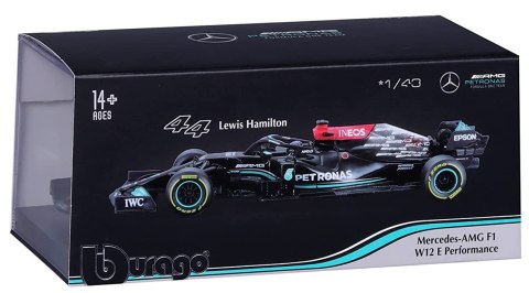 Bolid F1 Mercedes W12 Hamilton KASK BBurago 1:43 Bolid F1 Mercedes W12 Hamilton KASK BBurago 1:43