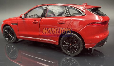 Jaguar F-Pace red metal model 24070 Welly 1:25 Jaguar F-Pace red metal model 24070 Welly 1:25