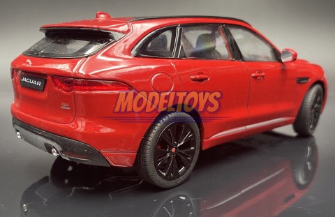 Jaguar F-Pace red metal model 24070 Welly 1:25 Jaguar F-Pace red metal model 24070 Welly 1:25