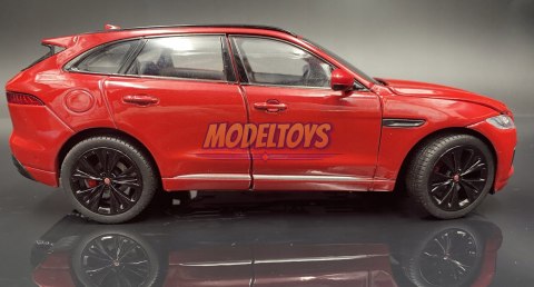 Jaguar F-Pace red metal model 24070 Welly 1:25 Jaguar F-Pace red metal model 24070 Welly 1:25