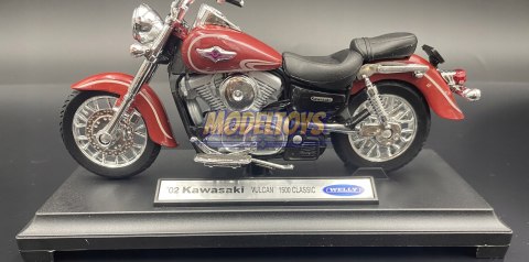 KAWASAKI Vulcan 1500 Classic 2002 1:18 Welly KAWASAKI Vulcan 1500 Classic 2002 1:18 Welly