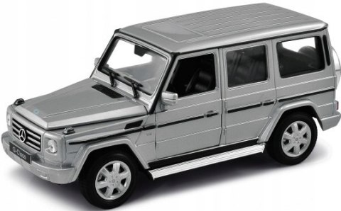 MERCEDES G Class silver samochód model Welly 1:24 MERCEDES G Class silver samochód model Welly 1:24