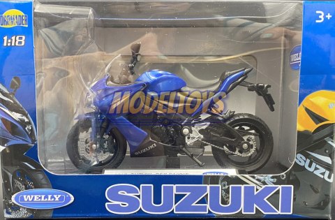 SUZUKI GSX-S 1000F 2017 model motocykl 1:18 Welly SUZUKI GSX-S 1000F 2017 model motocykl 1:18 Welly