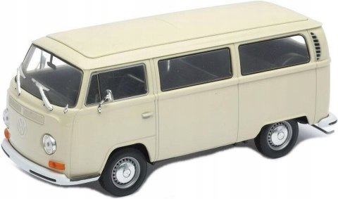 VW Volkswagen T2 1972 beige model 22472 WELLY 1:24 VW Volkswagen T2 1972 beige model 22472 WELLY 1:24