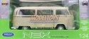 VW Volkswagen T2 1972 beige model 22472 WELLY 1:24