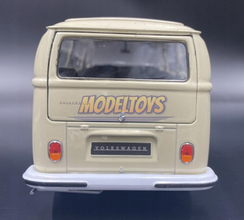 VW Volkswagen T2 1972 beige model 22472 WELLY 1:24 VW Volkswagen T2 1972 beige model 22472 WELLY 1:24