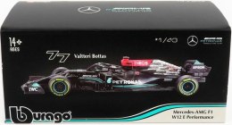 Bolid F1 Mercedes W12 #77 Bottas KASK BBurago 1:43