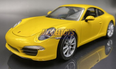 PORSCHE 911 991 Carrera S yellow 24040 WELLY 1:24 PORSCHE 911 991 Carrera S yellow 24040 WELLY 1:24