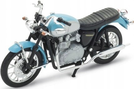TRIUMPH Bonneville 2002 blue model 1:18 Welly TRIUMPH Bonneville 2002 blue model 1:18 Welly