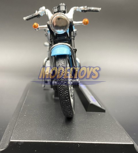 TRIUMPH Bonneville 2002 blue model 1:18 Welly TRIUMPH Bonneville 2002 blue model 1:18 Welly