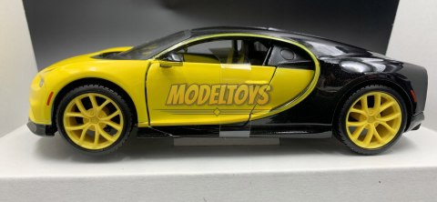 BUGATTI Chiron yellow 1:24 model Maisto 31514
