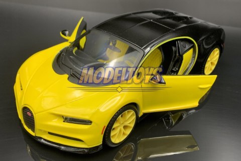 BUGATTI Chiron yellow 1:24 model Maisto 31514