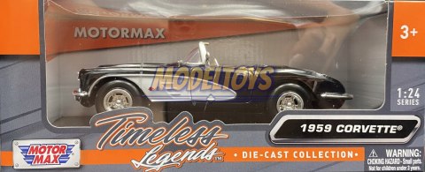 Chevrolet CORVETTE 1959 Cabrio 1:24 Motormax 73216 Chevrolet CORVETTE 1959 Cabrio 1:24 Motormax 73216