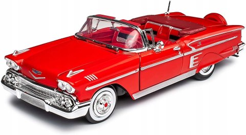 Chevrolet Impala 1958 red 1:24 Motormax 73267 Chevrolet Impala 1958 red 1:24 Motormax 73267