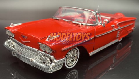Chevrolet Impala 1958 red 1:24 Motormax 73267 Chevrolet Impala 1958 red 1:24 Motormax 73267