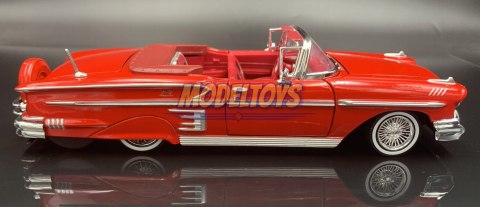 Chevrolet Impala 1958 red 1:24 Motormax 73267 Chevrolet Impala 1958 red 1:24 Motormax 73267