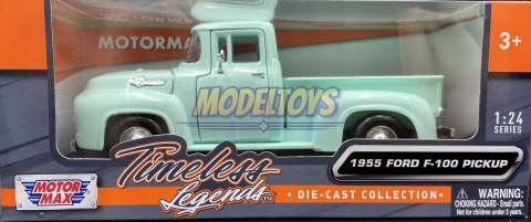 Ford F-100 Pickup 1955 1:24 Motormax 79341 Ford F-100 Pickup 1955 1:24 Motormax 79341