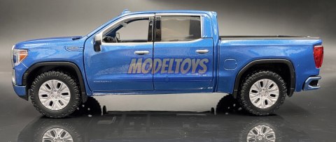 GMC Sierra Denali Crew Cab blue 1:27 Motormax 79362 GMC Sierra Denali Crew Cab blue 1:27 Motormax 79362