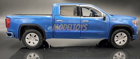 GMC Sierra Denali Crew Cab blue 1:27 Motormax 79362 GMC Sierra Denali Crew Cab blue 1:27 Motormax 79362