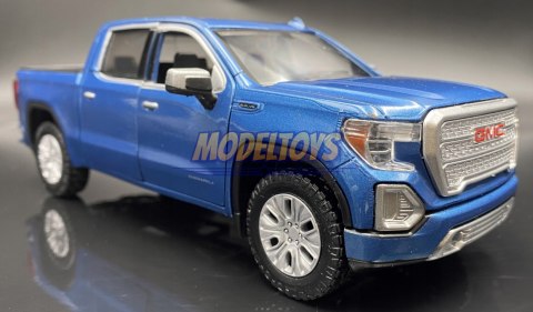 GMC Sierra Denali Crew Cab blue 1:27 Motormax 79362 GMC Sierra Denali Crew Cab blue 1:27 Motormax 79362