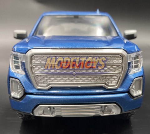 GMC Sierra Denali Crew Cab blue 1:27 Motormax 79362 GMC Sierra Denali Crew Cab blue 1:27 Motormax 79362