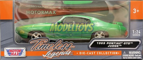 Pontiac GTO Judge 1969 1:24 Motormax 73242 Pontiac GTO Judge 1969 1:24 Motormax 73242