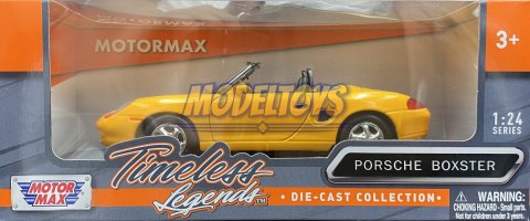 Porsche Boxster cabrio 1:24 Motormax 73226 Porsche Boxster cabrio 1:24 Motormax 73226