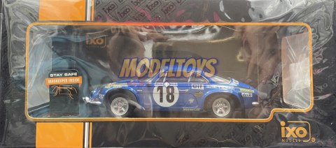 Alpine Renault A110 #18 J-C Andruet model IXO 1:24 Alpine Renault A110 #18 J-C Andruet model IXO 1:24