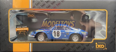 Alpine Renault A110 #18 J-C Andruet model IXO 1:24 Alpine Renault A110 #18 J-C Andruet model IXO 1:24