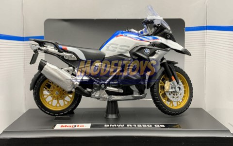 BMW R1250 GS na podstawce model 1:18 Maisto BMW R1250 GS na podstawce model 1:18 Maisto