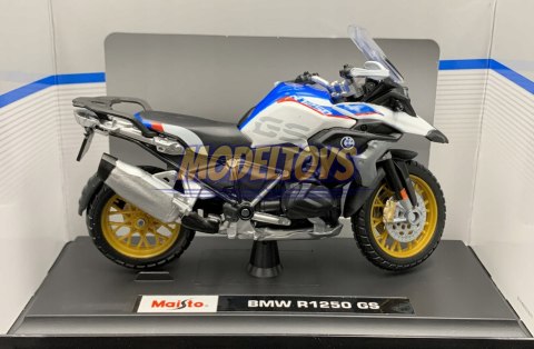 BMW R1250 GS na podstawce model 1:18 Maisto BMW R1250 GS na podstawce model 1:18 Maisto
