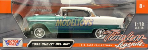 Chevrolet Bel Air Coupe 1955 1:18 Motormax 73185 Chevrolet Bel Air Coupe 1955 1:18 Motormax 73185