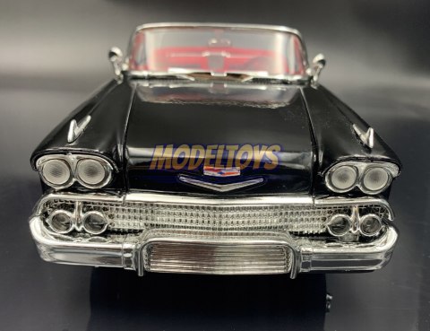 Chevrolet Impala 1958 1:18 black Motormax 73112