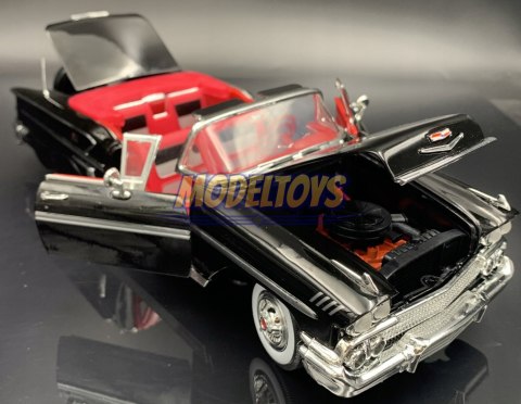 Chevrolet Impala 1958 1:18 black Motormax 73112