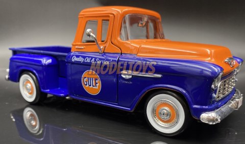 Chevy 5100 Stepside 1955 GULF 1:24 Motormax 79651 Chevy 5100 Stepside 1955 GULF 1:24 Motormax 79651
