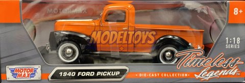 Ford Pickup 1940 1:18 model Motormax 73170 Ford Pickup 1940 1:18 model Motormax 73170