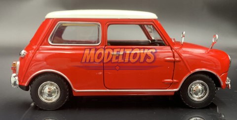 Morris Mini Cooper 1961 red 1:18 model Motormax 73113 Morris Mini Cooper 1961 red 1:18 model Motormax 73113