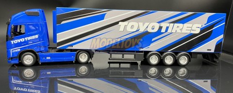 VOLVO FH16 ciągnik naczepa Toyo Tires Bburago 1:43 VOLVO FH16 ciągnik naczepa Toyo Tires Bburago 1:43
