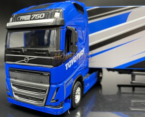 VOLVO FH16 ciągnik naczepa Toyo Tires Bburago 1:43 VOLVO FH16 ciągnik naczepa Toyo Tires Bburago 1:43