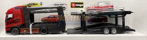 VOLVO FH16 laweta lora Land Rover LRX Bburago 1:43