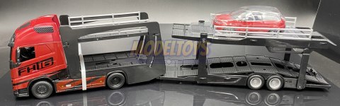 VOLVO FH16 laweta lora Land Rover LRX Bburago 1:43