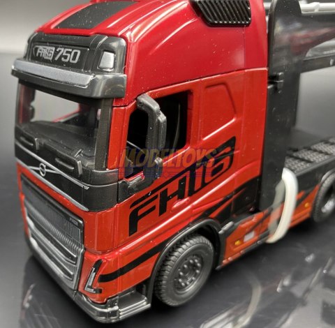 VOLVO FH16 laweta lora Land Rover LRX Bburago 1:43