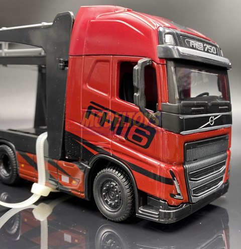 VOLVO FH16 laweta lora Land Rover LRX Bburago 1:43