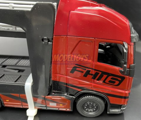 VOLVO FH16 laweta lora Land Rover LRX Bburago 1:43