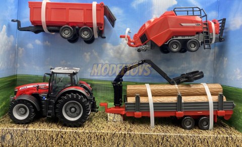 ZESTAW traktor Massey Ferguson 8740S BBURAGO ZESTAW traktor Massey Ferguson 8740S BBURAGO