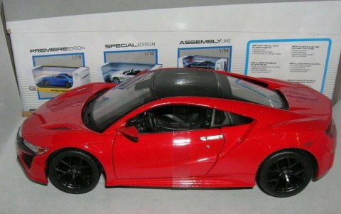 ACURA NSX 2018 1:24 red model Maisto 31234 ACURA NSX 2018 1:24 red model Maisto 31234
