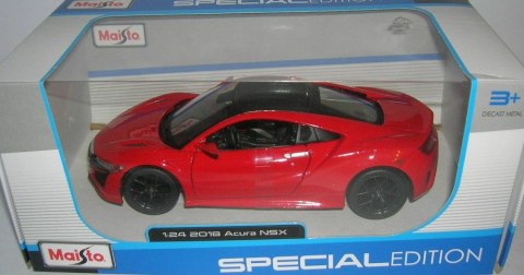 ACURA NSX 2018 1:24 red model Maisto 31234 ACURA NSX 2018 1:24 red model Maisto 31234
